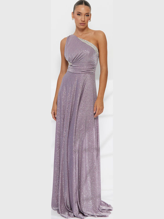 Summer Evening Shirt Dress Lilac