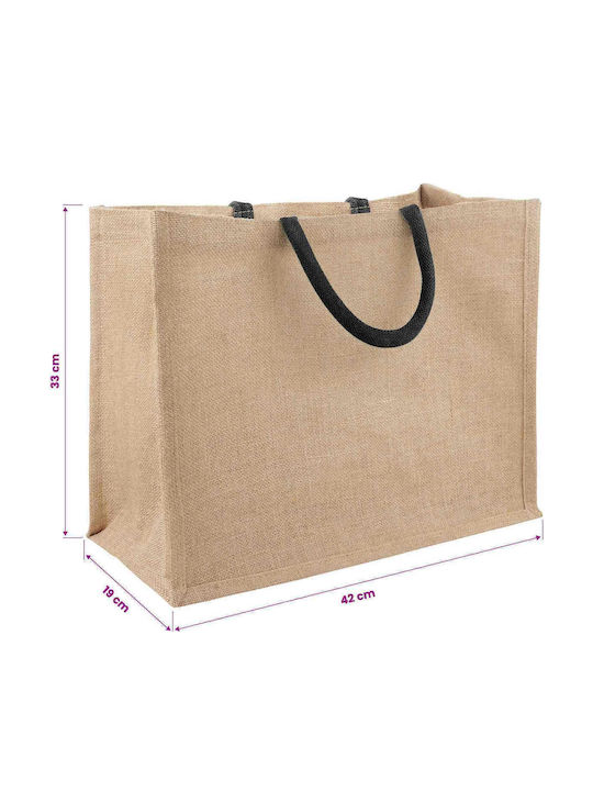 vidaXL Shopping Bag In Black Colour