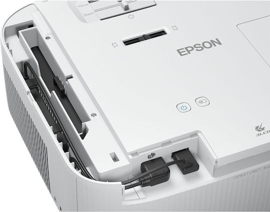 Epson EH-TW6250 V11HA73040 Projector 3LCD 4K Ultra HD Standard Lamp with Wi-Fi and Built-in Speakers White