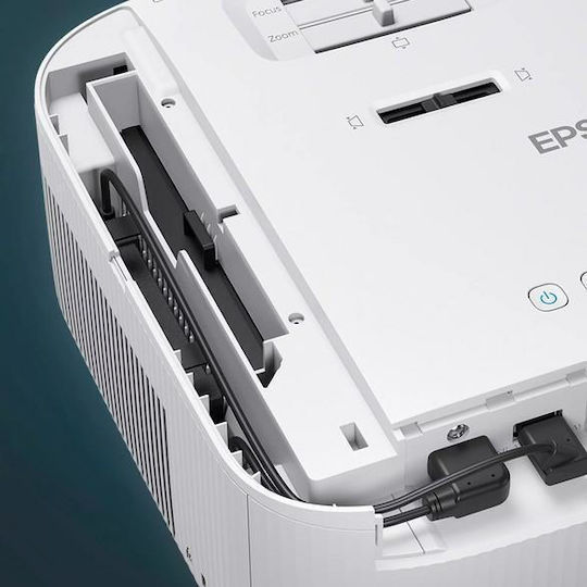 Epson EH-TW6250 V11HA73040 Projector 3LCD 4K Ultra HD Standard Lamp with Wi-Fi and Built-in Speakers White