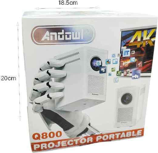 Andowl Q800 Mini Projector LCD LED Lamp with Built-in Speakers