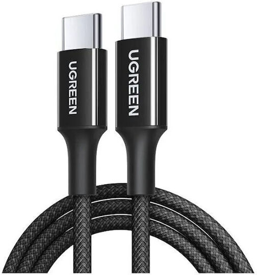 Ugreen Braided USB 2.0 Cable USB-C Male - USB-C 60W Black 2m 65245