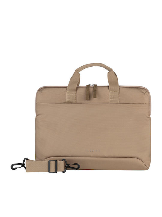 Tucano Smilza Laptoptasche Schulter / Handheld für Laptop in Beige Farbe