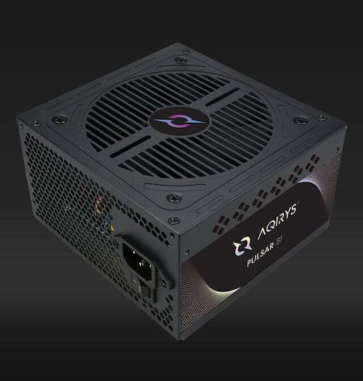 Aqirys Pulsar SI 550W Black Computer Power Supply Full Wired