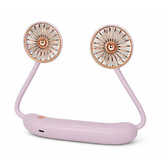 Mini Klimaanlagen & Ventilatoren Hals Elektrisch USB Rosa 0FFERS37