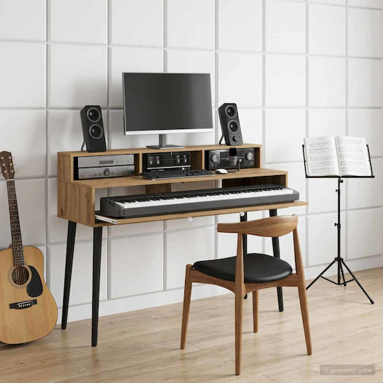 Vidaxl Birou Mobilier De Studio Artisan Stejar 152 X 42,5 X 36 Cm