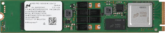 Micron SSD 1.9TB M.2 NVMe PCI Express 5.0 MTFDKBG1T9TFR-1BC1ZABYYT