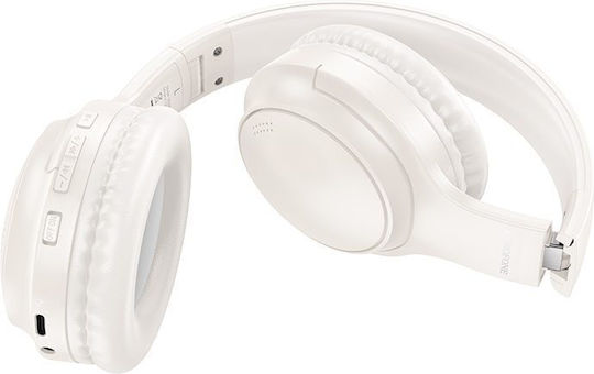 Borofone Bluetooth Wireless On Ear Headphones White