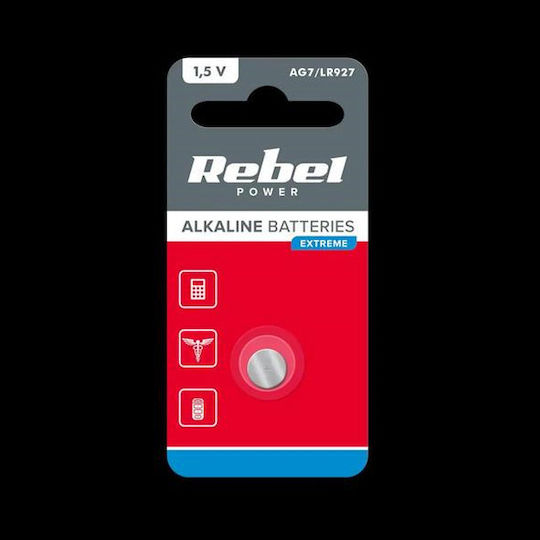 Rebel Extreme AG7 Batterie Alkalisch für Uhren LR44 1.5V 1Stück
