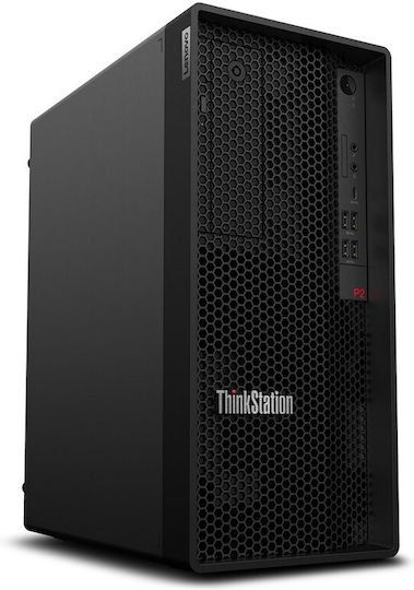 Lenovo Workstation ThinkStation P2 Tower G2 Gaming Desktop PC (Ultra 7-7265K/32GB DDR4/1.0TB SSD/GeForce RTX 5070/W11 Pro)