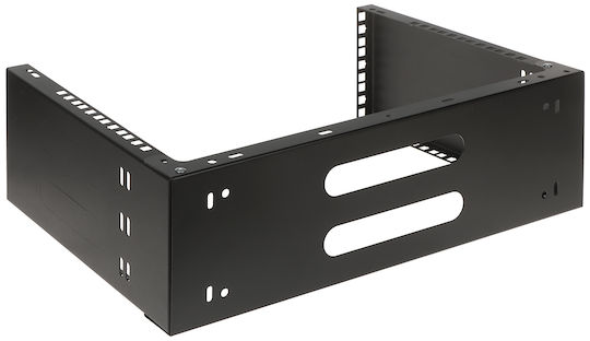 Wall Mount Device Rack 19 Inch 3U 330mm Black Neku