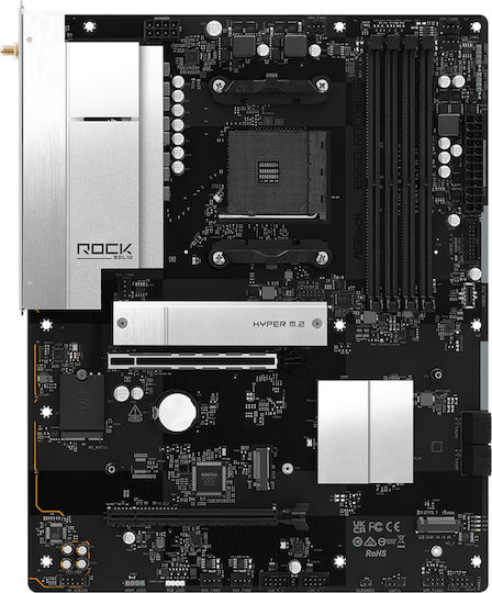 ASRock B550 Rock WiFi Motherboard ATX with AMD AM4 Socket 90-MXBV20-A0UAYZ