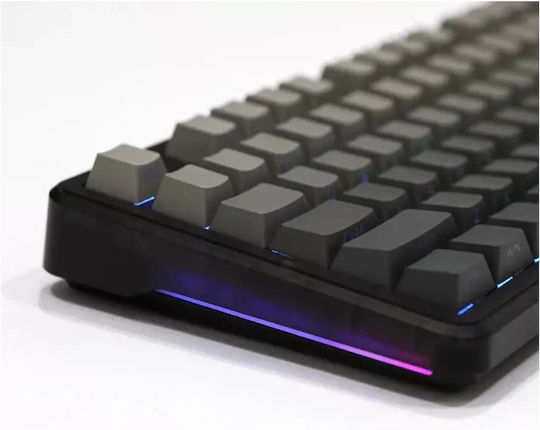 Aula F87 Wireless Gaming Mechanical Keyboard with SpaceCrystal Switches and RGB Lighting English US Gray