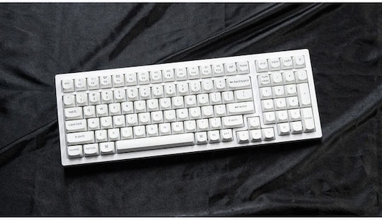 Keychron K4 Pro K4P-O1 Gaming Mechanical Keyboard with Keychron K Pro Red Switches and Illuminated Keys English US White