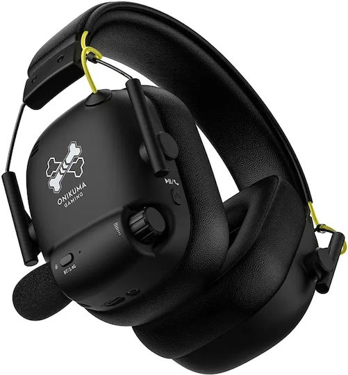 Onikuma GT888 Wireless Over Ear Gaming Headset with Bluetooth Connection for Nintendo Switch / PS4 / PS5