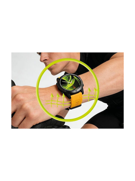 Mobile Origin Einfaches Armband Uhr 20mm Gelb