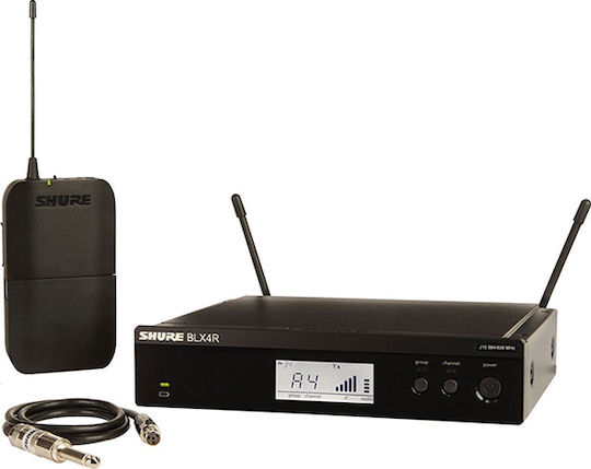 Shure Ασύρματο Σύστημα Rackmount BLX14R UHF με Μπαταρίες AA για Κιθάρα / Μπάσο