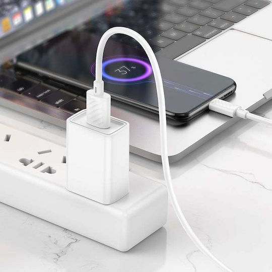 Hoco Regulär USB 2.0 auf Micro-USB-Kabel Weiß 1m (152673) 1Stück