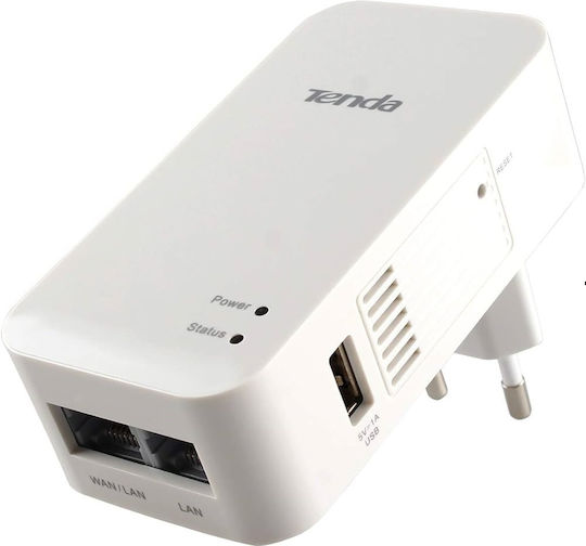 Tenda A31 WiFi Extender Single Band (2.4GHz) 300Mbps With 2 Ethernet Ports