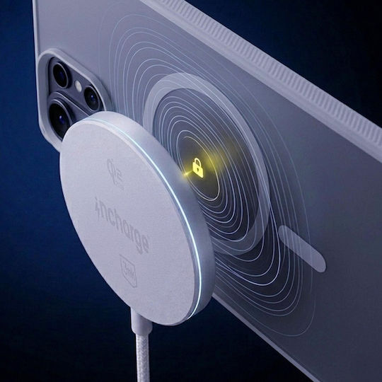 3MK Qi2 Wireless Charger 25W White (Incharge Align For Android)