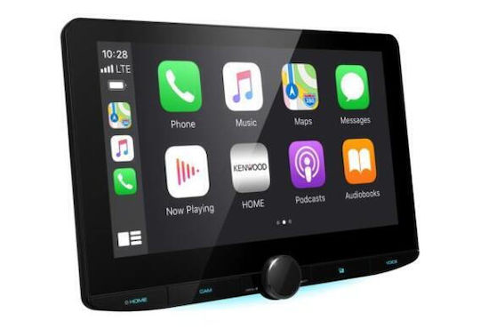 Kenwood Ηχοσύστημα Αυτοκινήτου 2 DIN (Bluetooth/USB) με Οθόνη Αφής 10.1"