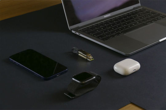 Rolling Square USB to Lightning / Type-C Cable Beige