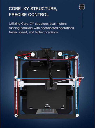 Creality3D Ender-7 Συναρμολογούμενος 3D Printer με Σύνδεση USB και Card Reader