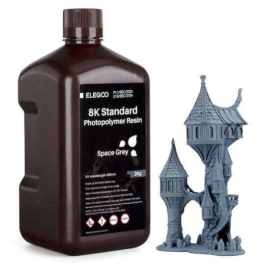 Elegoo Resin για 3D Printer Space Grey 1kg