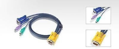 Aten Кабел KVM 2L-5202P 2м για τo Cs1308,Cs1208 Ps/2