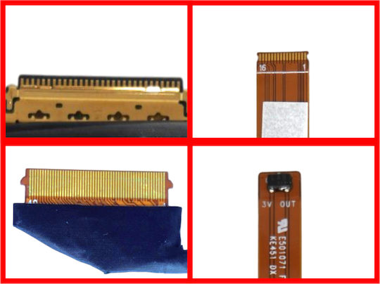 Screen Flex Cable for Laptop Lenovo Thinkpad E14 Gen 5 21jk 21jl