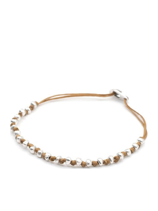 Bracelet Open Tan Fingerprints Bracelet Open Tan Fingerprints