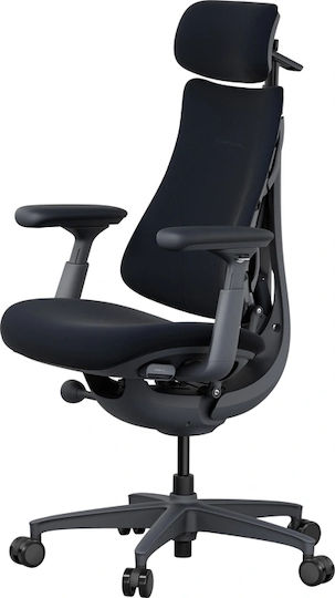 LiberNovo Omni Office Chair with Adjustable Arms Black