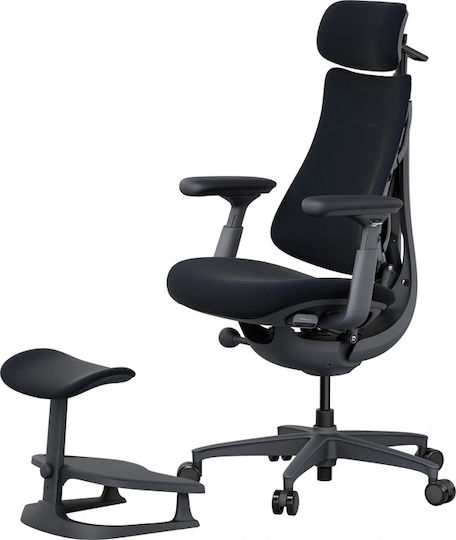 LiberNovo Omni Office Chair with Adjustable Arms Black