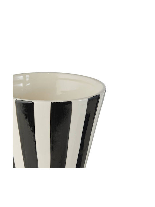 Butlers Dekorative Keramikvase Lydia Weiß Y29cm