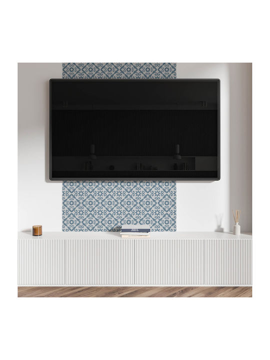 Set Vinyl Boden Kacheln Dekorative Blumenmuster 4x50x50 cm