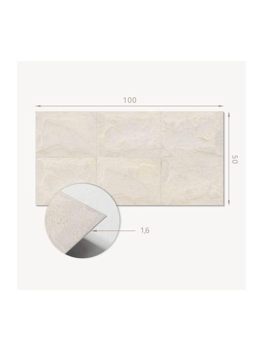 Panou Autocolant Din Vinil Pentru Hol 100x50 Cu Textură De Piatră Naturală