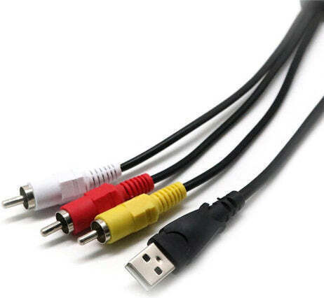 Usb To Rca Cable Usb Male To 3 Rca Male Jack Splitter 1.5m