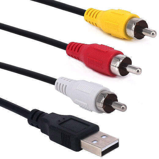 Usb To Rca Cable Usb Male To 3 Rca Male Jack Splitter 1.5m