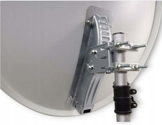 Opticum Ant0188 Сателитна Антена 83 Cm Бяла – Стоманен Offset Мачта Ø20-50 Mm 38 Db