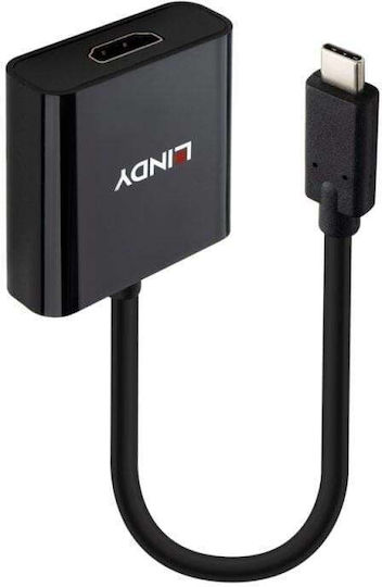 Lindy Convertor USB-C Masculin În HDMI Feminin