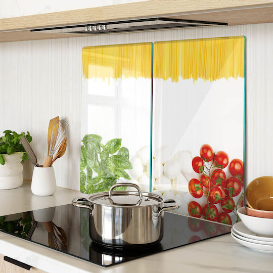 Tulup Schneidebrett Glas Set 52x30cm
