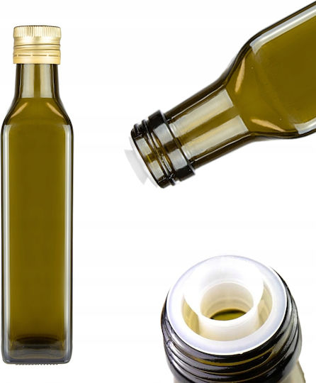 Bimberek Δοχείο Λαδιού Γυάλινο με Ροή 250ml
