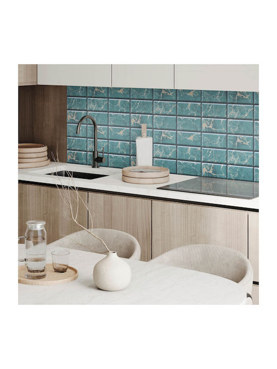 Set of Vinyl Tiles Kitchen Pattern Marble Tile 4x50x50 Pc