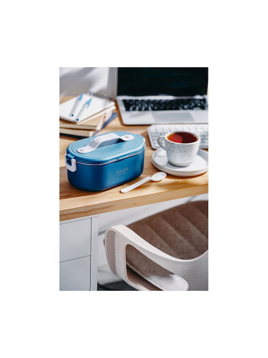 Adler Electric Lunch Box Inox Thermo Blue 800ml
