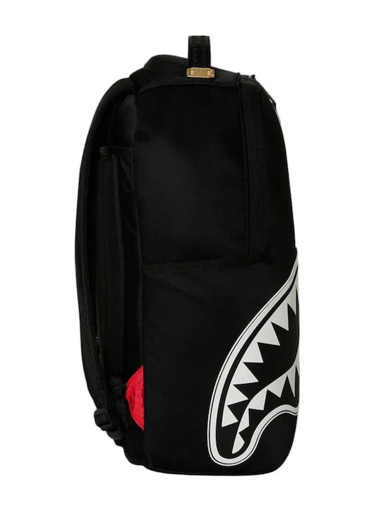 Sprayground Ученическа Раница За Гимназия U Shark Central White Stencil Shark Black Nylon