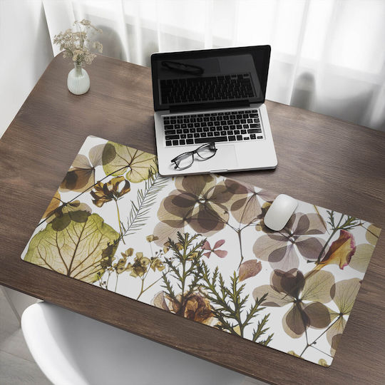 Perna Protectoare Casă Birou Frunze Uscate Flori 100x50 Cm
