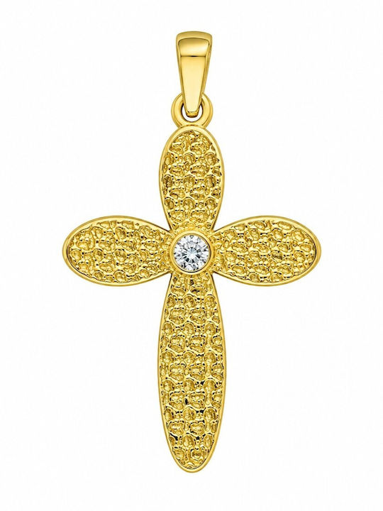 Senzio Belibasakis Gold Kreuz 9K Beidseitig Senzio Belibasakis Gold Kreuz 9K Beidseitig