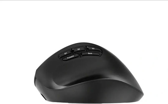 Gembird MUSW3-9B-01 Ασύρματο Εργονομικό Bluetooth Ποντίκι Μαύρο