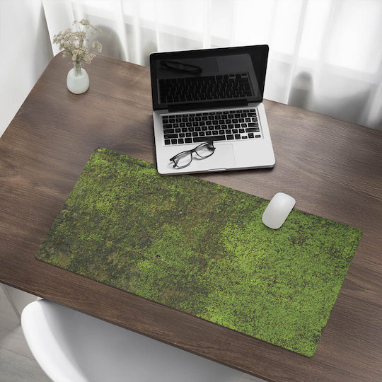 Tulup Schreibtischunterlagen Tastatur Maus Pad Oberfläche Moos 90x45 cm
