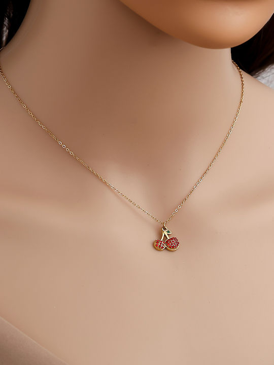 Papoulidis Jewellery Necklace Made of Gold Plated Steel Papoulidis Jewellery Necklace Made of Gold Plated Steel